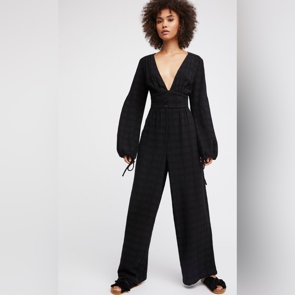 Free People Pants - Free People True Lovin’ Linen Jumpsuit